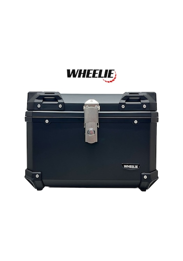 Xt577-b 55 Litre Motosiklet Arka Çanta Siyah Su Geçirmez Abs Üniversal Siyah
