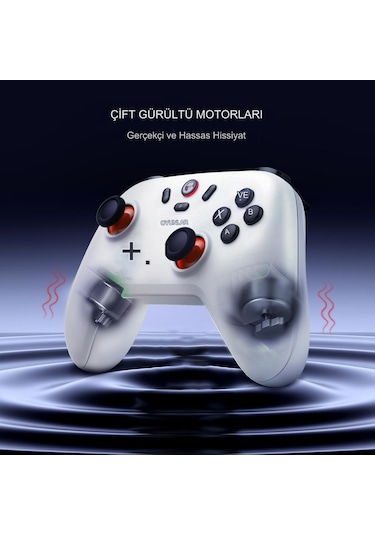 Gamesir Nova Lite T4n Kablosuz Oyun Kolu Pc Android İos Beyaz