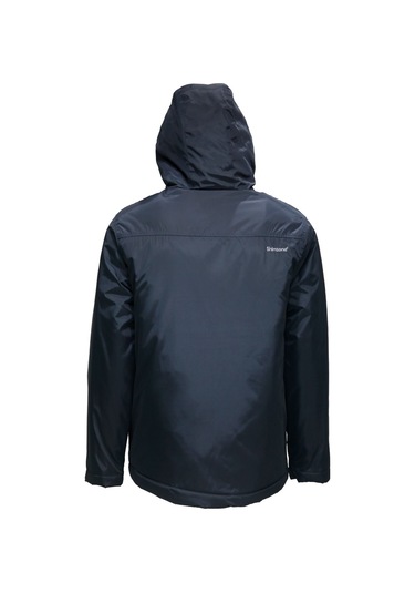 Erkek Kapitone Kapüşonlu Lacivert Mont 001