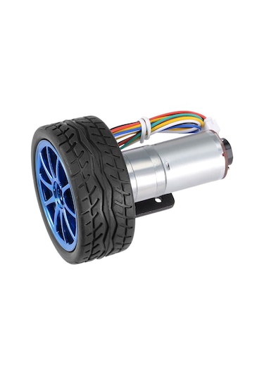 Dianziye Jga25-371 12v 100rpm Azaltma Motoru Seti - Akıllı Araçlar, Robotlar İçin Dayanıklı Metal Dişliler Ve Tamamen Kapalı Yapı