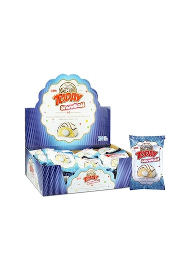 Today Snowball Sütlü Kek 35 Gr. 24 Adet (1 Kutu)