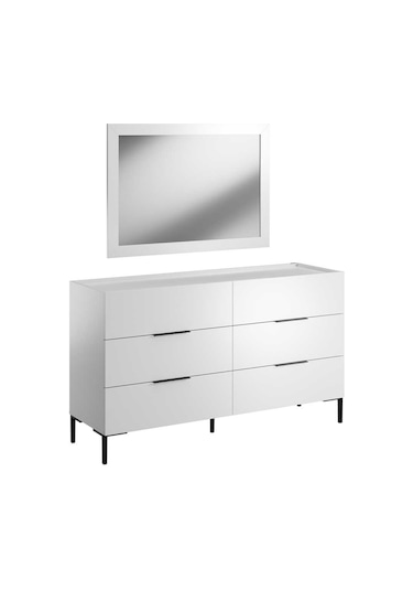 Oryana Ayna - Diamond Beyaz 68x98x2 Cm Beyaz
