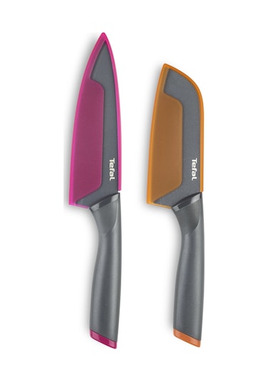 Tefal Fresh Kitchen 2'li Set : Şef Bıçağı 15cm & Santoku Bıçağı 12cm