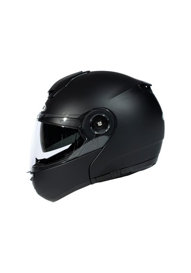 Zeus Zs-3050 Matt Black Çene Açılır Motosiklet Kaskı