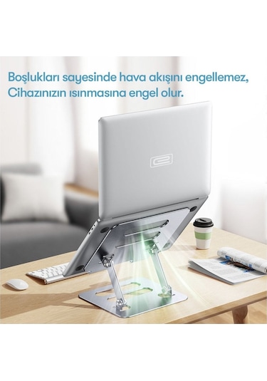 Earldom Eh204 Ayarlanabilir Metal Laptop Ve Tablet Standı