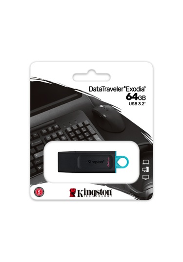 Kingston DTX 64 GB USB 3.2 Flash Bellek