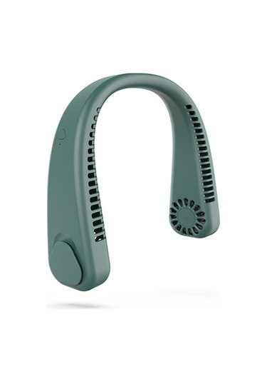 Padalink Yeşil Boylu Boyun Bağlı Fan - 360 Soğutma, Usb Şarjlı, Sessiz, Taşınabilir, Yaprak Yok, Spor Ve Seyahat İçin