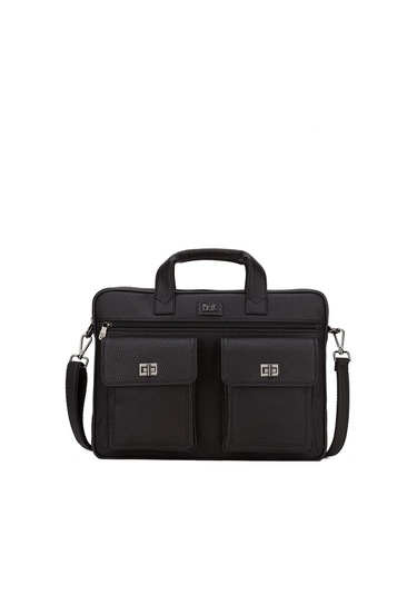 Bilik Deri Siyah Rölax Unisex Laptop & Evrak Çantası Crl V-40 001