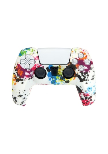 Ps5 Controller Gökkuşağı Seri Koruyucu Silikon Kılıf Model-1