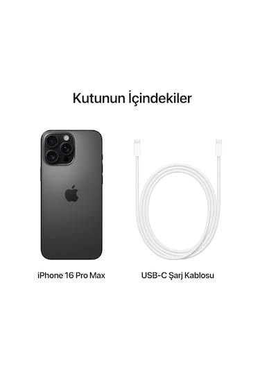 Apple iPhone 16 Pro Max 256 GB (Apple Türkiye Garantili)