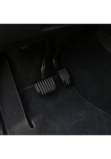 Trendooze Homyl Araba Ayak Pedalı Tesla Model 3 Y İçin Siyah Pedler