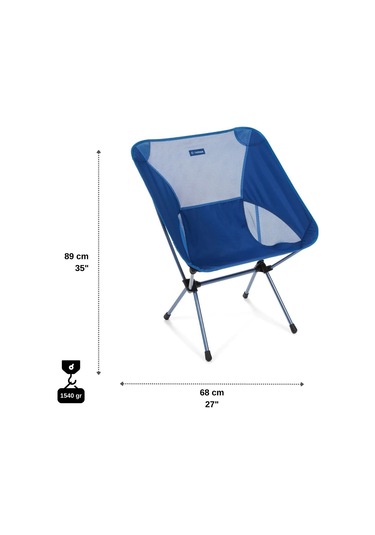 Helinox Chair One Xl Outdoor Kamp Sandalyesi Blue Blue Mavi