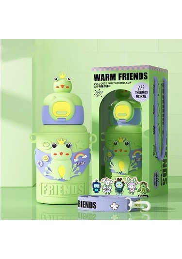 High Quality Shoe Bag Rındu Çocuk Sızdırmaz Paslanmaz Çelik Su Şişesi 36sut6 Yeşil