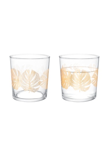 Madame Coco Pierretta-Golden Leaves 4-lü Su Bardağı Seti