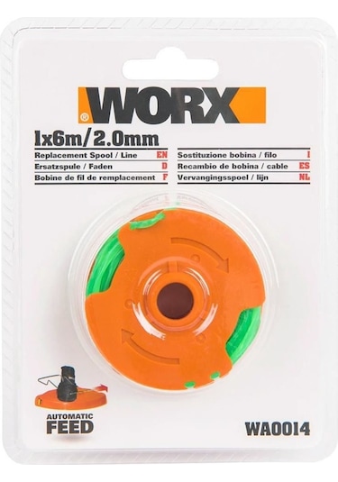 WORX WA0014 2.0MM x 6Metre Duble Helix Spiral Burgulu Yedek Misina