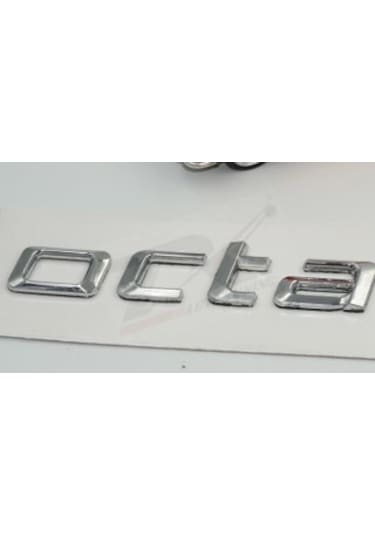Skoda Octavia 2007-2017 Yeni Nesil Bagaj Krom Abs 3M 3D Yazı Logo