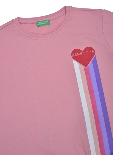 Kız Çocuk Sweatshirt - Pembe Pembe