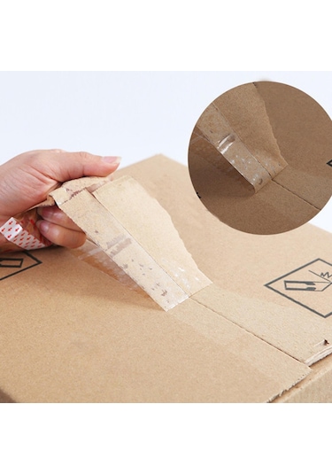 Sones Blokaj Bandı Ekspres Paketleme Sızdırmazlık Bandı, Model: 55mmx200m Bej