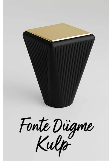 Lüks Fonte Düğme Mobilya,çekmece,tv Ünitesi.dolap,yatak Odası,şifonyer Kulpu Siyah