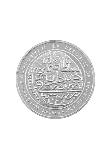 Agakulche 2. Osman Osmanlı Gümüş Sikke Coin