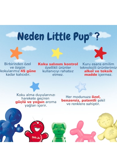 Little Joe Little Pup Taze Nane Araç Kokusu Minty Fresh -45 Gün