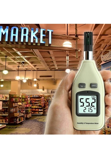 Benetech Gm1362 Mini El Tipi Nem Ve Sıcaklık Ölçer