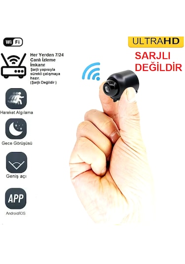 1080p Hd Mini Kamera - Wifi Özellikli Güvenlik Kamerası