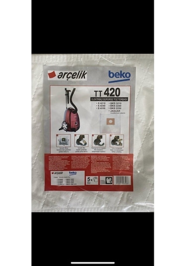 Arçelik Uyumlu -beko Tt420 S 4240 Toz Torbası 20adet
