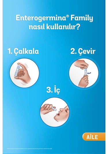 Enterogermina Family 5 Ml 10 Flakon 3 Adet