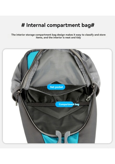 Yunboo Erkekler İçin Usb Şarjlı Ve Kulaklık Girişli Hafif Sırt Çantası - Spor, Yürüyüş, Seyahat İçin Gri