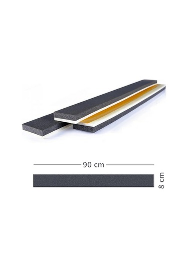 5 Adet Kahve Geçmeli 1 Adet Yapışkanlı Kapı Altı Soğuk Önleyici