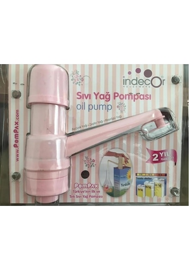 İndecor Houseware Sıvı Yağ Pompası Teneke Pompası 5LT-10LT-18LT