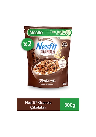 Nesfit Granola 300gr Çikolata X 2