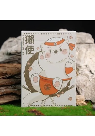 Room One Samurai Otter Hono Edition Standard Red Premium Oyun Kağıdı İskambil Kartları Destesi