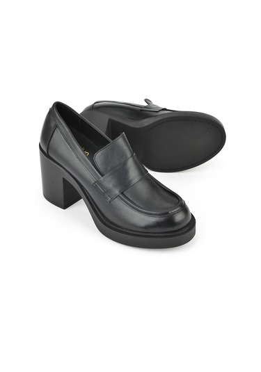 Ziya, Kadın Hakiki Deri Ayakkabı 1531050z25101100y Siyah 1531050z25101100y 000 Siyah