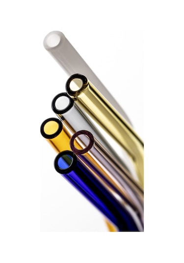 Cam Pipet 8 x 200 Mm Renkli Eğimli 6 Lı + Fırça Set