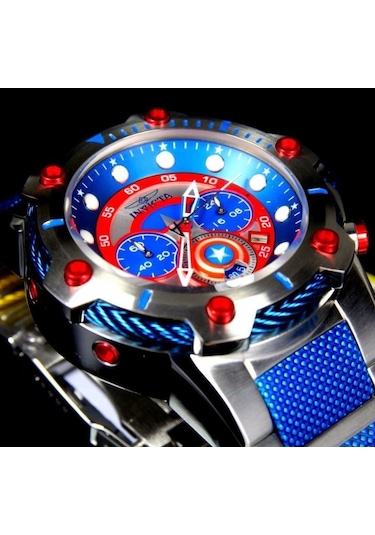 Invicta 25780 125780 Captain America 50 MM Erkek Kol Saati Fiyatlar ve Ozellikleri