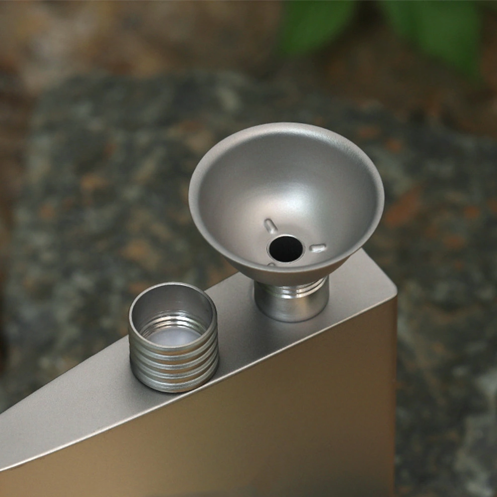 Xindoker Titanium Alkollü Likör Konteyneri İçin Tokuşsuz, Hafif Ve Paslanmaz Dökme Engelleme Trançası - 40mm Açık, 7mm Gövde Titanyum