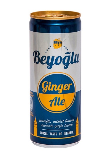 Beyoğlu Ginger Ale Zencefil Aromalı Gazlı İçecek 24 x 250 ML