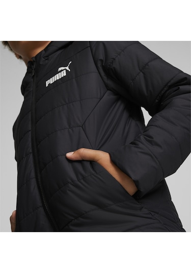 Puma Essentıals Genç Çocuk Şişme Montu Siyah