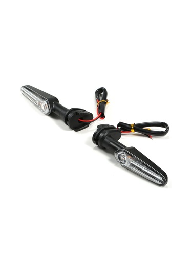 Maiyame Yamaha Mt07/mt09/mt10 İçin Siyah Abs Led Sinyal Lambası - Sarı Işık, 77g Hafif