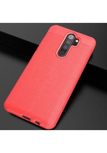 Xiaomi Redmi Note 8 Pro Kılıf Zore Niss Deri Desenli Silikon