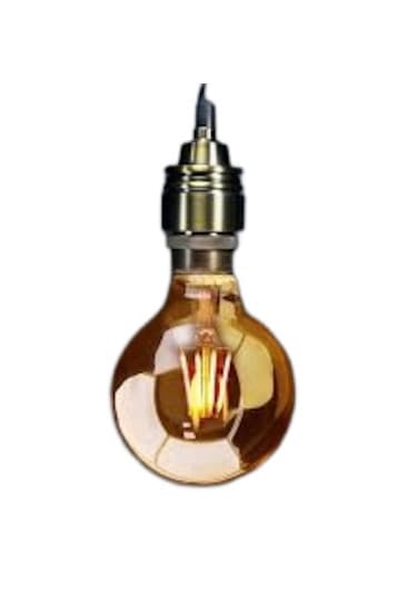 Ecolite E27 Duylu G95 7.5 W Rustik Glop Ampul Gold