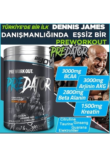 Bigjoy Predator Pre Workout 510 Gr Nox-Antrenman Öncesi 30 Servis