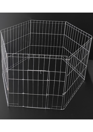 Çotanak Kafes Köpek Kedi Çiti Panel Oyun Alanı 6 Parça Metal 100 x 62 CM