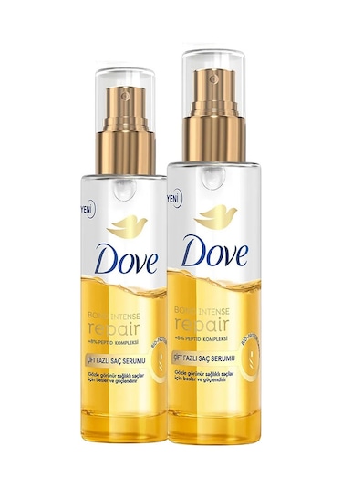 Dove Çift Fazlı Saç Serumu Bond Intense Repair 80 Ml X2