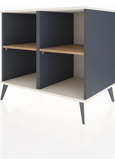 Kronos Şifonyer 2 Raflı 88x59x80 Antrasit-aytaşı/çam Aytaşı/çam