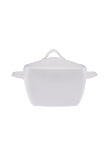 Emsan Bone Yeni Begonya 12 Kişilik Yemek Takımı 60 Parça Yarım Kare