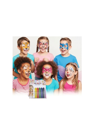 Lino Yüz Boyası 6 Renk Çevirmeli Ln-905 Çok Renkli