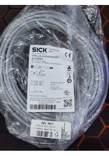 Sıck Wf80-60b410 Ve Sıck Yf8u14-100va3xleax Kablosu